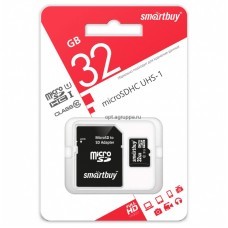 Карта памяти SmartBuy Professional micro SDHC 32 Gb class 10 SD UHS-I/U3 80-90 Mbs SD адаптер